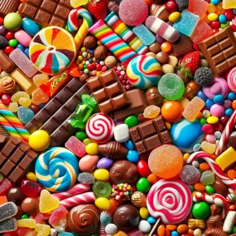 DALL·E-2024-03-27-16.30.41-A-colorful-assortment-of-various-American-candies-including-chocolates-hard-candies-and-chewy-sweets-with-no-labels-or-hands-visible.-The-image-sh-480x480