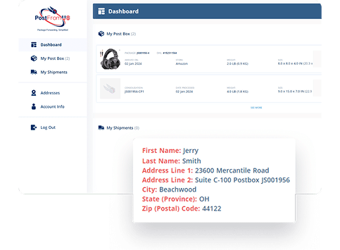 Shipping Address